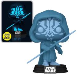 Funko Pop Star Wars Dark Side Darth Maul Holo Glows In The Dark Ssexclusive 740 Bobble Head 9cm Figurina