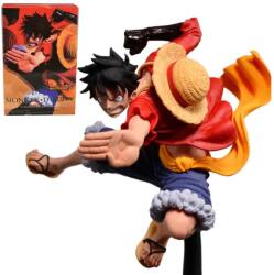 Banpresto Scultures One Piece Monkey D Luffy 8cm Figurina