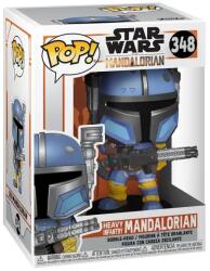 Funko Pop! Star Wars The Mandalorian Heavy Infantry Mandalorian Metallic Figurina