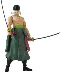 BANDAI NAMCO Entertainment Bandai Anime Heroes One Peacel Roronoa Zoro Three Sword Style (37052) Figurina