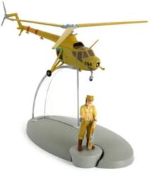 Faraos Cigar Tintin Alcazar & Helicopter Figurina