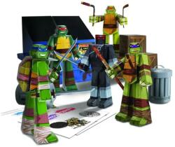 Jazwares Set Papercraft Mutant Team Ninja Turtles Figurina