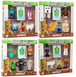 Mattel Minecraft 3d Figure 6 Pack Deluxe Box Random (2060mc) Figurina