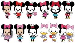 MONOGRAM Disney Minnie (blind Bag/random) 3d Foam Bag Clips Figures Figurina