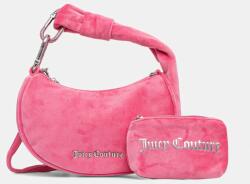 Juicy Couture női velúr hobo táska Blossom - rózsaszín Univerzális méret
