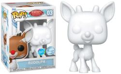 Funko Pop Rudolph The Red Nosed Reindeer Rudolph Diy White Special Edition 03 9cm Figurina
