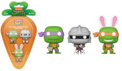 Funko 3 Pack Carrot Pocket Pop! Teenage Mutant Ninja Turtles Donatello Michelangelo Shredder Figurina