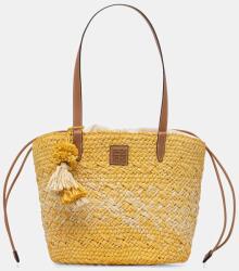 Pedro del Hierro shopper női fonott - sárga Univerzális méret