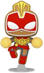 Funko Pop! Marvel: Holiday - Gingerbread Captain Marvel Figurina