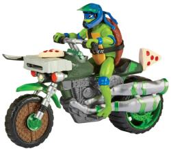 Playmates Toys Leonardo Turtles Mutant Mayhem & Vehicle Figurina