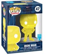 Funko Pop! Art Series The Infinity Saga Iron Man Yellow With Plastic Case Figurina