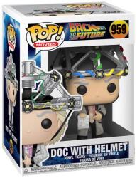 Funko Pop Movies Back To The Future S4 Doc With Helmet 959 9cm Figurina