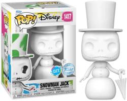Funko pop The Nightmare Before Christmas Snowman Jack Diy White Special Edition 1417 9cm Figurina