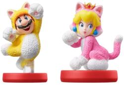Nintendo Amiibo Cat Mario & Cat Peach: Double Pack Figurina