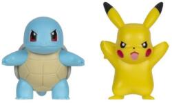 Jazwares Pokemon Battle Squirtle & Pikachu 5cm Figurina