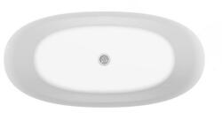 Niagara Wellness NIWELL ZOE fényes fehér szabadonálló kád 160×75 (COM-NW-KSZ-ZOE160)