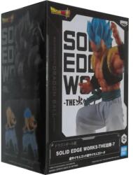 Banpresto Solid Edge Works Dragon Ball Super Super Saiyan God Super Saiyan Gogeta 13cm Figurina