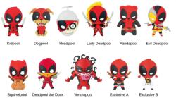 MONOGRAM Marvel Deadpool (blind Bag/random) 3d Foam Bag Clips Figurina