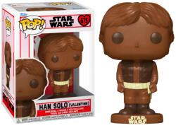 Funko Pop Star Wars Valentines Day 2024 Han Solo Valentine Chocolate 675 Bobble Head 10cm Figurina