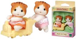 EPOCH Sylvanian Families Maple Cat Twins 5423 Figurina