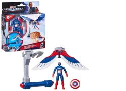 Hasbro Marvel Captain America Brave New World Captain America Flight Control 10 Cm (g0075) Figurina