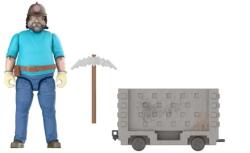 Mattel Minecraft Steve & Minecart Movie (jgp20) Figurina