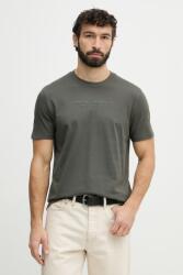 Giorgio Armani basic férfi pamut - zöld XXL