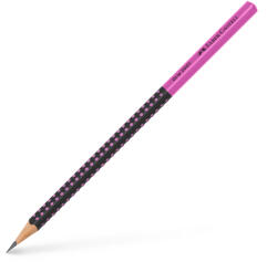 Faber-Castell Creion Grafit B Grip 2001 In Doua Culori Faber-castell Roz (FC517011)