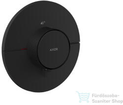 Hansgrohe AXOR SHOWERSELECT ID Round falsík alatti termosztát, matt fekete 36759670 (36759670)