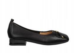Loretta Vitale félcipő W5323 Black 514277, Fekete, Valódi bőr 37 (W5323 BLACK)