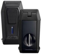 Colibri Quantum Black tripla szúrólángos szivaröngyújtó beépített ékvágóval - matt fekete (C-LI970C1)