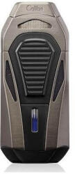 Colibri Boss 3 Jet Gunmetal szivar gyújtó 3-as szúrólánggal és kihajtható dupla pengés szivarvágóval - sötétszürke (C-LI950T6)