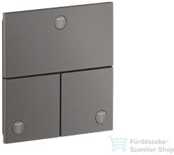 Hansgrohe AXOR SHOWERSELECT Square 3 funkciós falsík alatti váltószelep, szálcsiszolt fekete króm 36780340 (36780340)