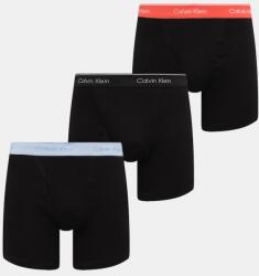 Calvin Klein Underwear boxeralsó férfi pamut 3-as csomag - fekete L
