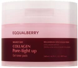 EQQUALBERRY Tampoane tonifiante și de strângere a porilor Eqqualberry Collagen - 60 bucăți