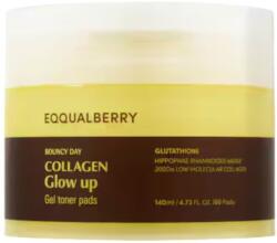 EQQUALBERRY Collagen Toning and Brightening Pads - 60 bucăți