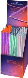 Faber-Castell Grafitceruza display, B, háromszögletű, FABER-CASTELL "Grip 2001 Flow", vegyes színek (TFC117026) - tintasziget
