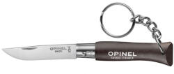 Opinel Tradition No. 04 Inox Bükkfa Black kulcstartó zsebkés (002268)