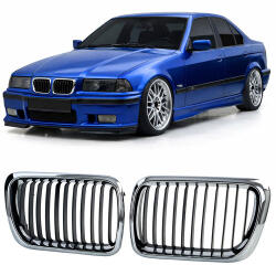  BMW E36 1995-2000 facelift utáni króm - fekete vese