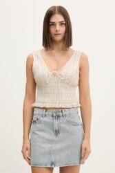 Rip Curl női pamut pántos PARADISE CHECK TOP - bézs S