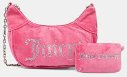 Juicy Couture női velúr hobo táska KIMBERLY - rózsaszín Univerzális méret