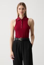 Sisley top női lyocellel - burgundia XS