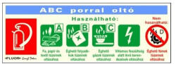 Gungl dekor Matrica ABC porral oltó fehér "F (310 / 70) - tonerpiac