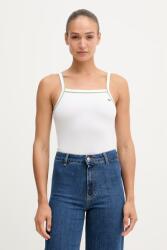 Lacoste top női pamuttal - fehér 38