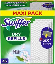 Swiffer Dry törlőkendő száraz padlópor összegyűjtéséhez 36 db (247483)