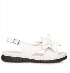 VINCEZA Női szandál Vinceza 69917 Wh fehér bőr platform (69917 WH)