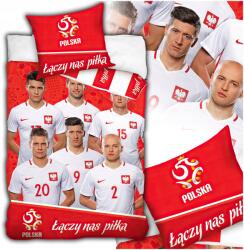 Carbotex Ágyneműhuzat 160x200 Pamut Labdarúgók Lewandowski Válogatott Szett Pzpn