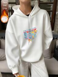 septimo7 Oversize bélelt kapucnis pulóver Take Me Back To The 90'S felirattal