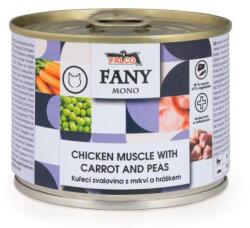 Falco Fany Mono macskaeledel csirke, répa, borsó 15x200g