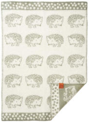 Klippan gyapjú babapléd, Hedgehog green - sünis (246502)
